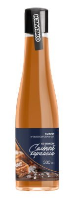 KAMAKO syrup with "Salted caramel" flavor